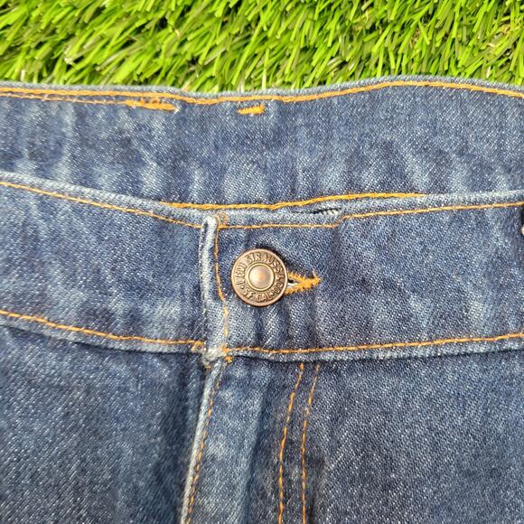 Vintage 80s Levis 619 Orange Tab Jeans Mens 37x28 Made in Canada - Picture 5 of 10
